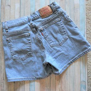 VTG Levi's High Waisted Rise Blue Denim Shorts 8*